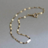 ブレスレット レディース 極細 チェーンブレスレット 上品 ゴールド 重ね付け 大人可愛い シルバー925 k14コーティング 女性 人気 誕生日プレゼント