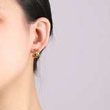 ピアス レディース 18k 18kgp ひし 菱形 30代 40代 50代 上品 ゴールド おしゃれ 女性 妻 嫁 母 誕生日プレゼント ギフト