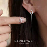 アメリカンピアス レディース チェーン ドロップ しずく シンプル 金属アレルギー対応 女性 人気 誕生日プレゼント ギフト 母の日