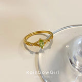 指輪 レディース フリーサイズ 8月誕生石 天然石 ペリドット リング ゴールド プレゼント 女性 人気 50代 60代 40代 30代 ホワイトデーお返し