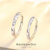 指輪 レディース メンズ ペア風 シルバー925 シンプル カットデザイン フリーサイズ 結婚指輪 婚約 女性 人気 誕生日プレゼント 母の日 ギフト