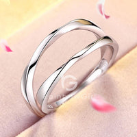 指輪 レディース メンズ シンプル ねじり ライン ウエーブ 個性的 フリーサイズ ジュエリー 人気 結婚指輪 格安 記念日 誕生日 ギフト 誕生日プレゼント