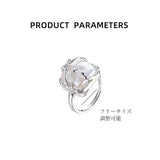 指輪 レディース バロックパール 幅広リング 不規則 華奢 大きめ トレンド ゴージャス 上品 エレガント 金属アレルギー対応 誕生日プレゼント