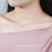 ネックレス レディース さくら 桜 花びら ピンクゴールド 大人可愛い 人気 女性 誕生日 母の日 記念日