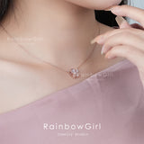 ネックレス レディース さくら 桜 花びら ピンクゴールド 大人可愛い 人気 女性 誕生日 母の日 記念日