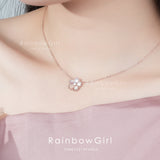 ネックレス レディース さくら 桜 花びら ピンクゴールド 大人可愛い 人気 女性 誕生日 母の日 記念日