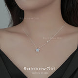 ネックレス レディース スター 星 可愛い シルバー925 プラチナ仕上げ 人気 女性 お祝いギフト ジュエリー