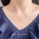 ネックレス レディース 結び バー シンプル 重ね付け 14kコーティング ゴールド 彼女 妻 嫁 母 女性 誕生日プレゼント 母の日 人気