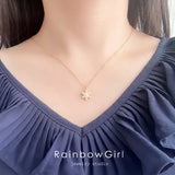 ネックレス レディース 雪華 雪の結晶 冬 かわいい 大人可愛い ゴールド 女性 人気 誕生日プレゼント 母の日 爆買