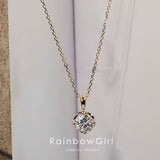 ネックレス レディース 一粒 小粒 シルバー925 プラチナ仕上げ ゴールド 上品 シンプル 女性 誕生日プレゼント 母の日 記念日 ギフト お祝い