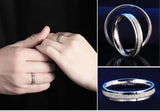 スクラブの指輪 ペアリング 結婚指輪 レディース メンズ  指輪 メンズ レディース スクラブ シンプル ペアリング シルバー925 プラチナ仕上げ 男性 女性 人気 結婚指輪 プレゼント 記念日