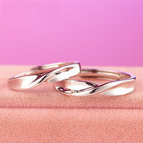 指輪 メンズ レディース サイズフリー インフィニティ シンプル ウエーブ X型 ペアリング シルバー925 プラチナ仕上げ プレゼント 男性 女性 彼氏 彼女 人気