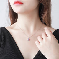 ネックレス レーディス 長方形 スクエアカット CZ 上品 大人 シルバー925 プラチナ仕上げ 人気 彼女 嫁 妻 誕生日プレゼント 記念日 ジュエリー